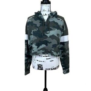 Aeropostale green camo hoodie long sleeve sweatshirt  size L